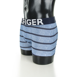 Tommy Hilfiger pánské modré boxerky s proužkem - S (478)