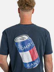 Tommy Jeans pánské modré tričko - S (C1G)