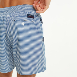 Tommy Hilfiger pánské plavky s modrým proužkem - XL (158)