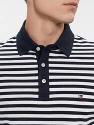 Tommy Hilfiger pánské pruhované polo tričko - S (0A4)