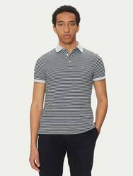 Tommy Hilfiger pánské pruhované polo tričko - L (0BD)