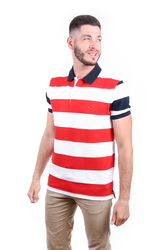 Tommy Hilfiger pánské pruhované polo Multi Block