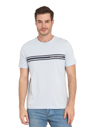 Tommy Hilfiger pánské světle modré tričko - L (C1O)