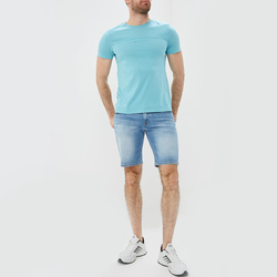 Tommy Hilfiger pánské světle modré džínové šortky - 30 (911)