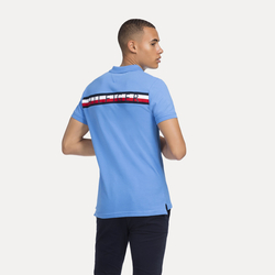 Tommy Hilfiger pánské světle modré polo Global - L (433)