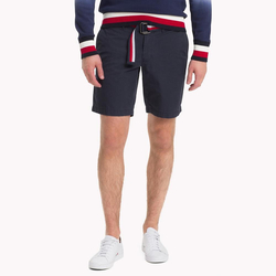 Tommy Hilfiger pánské tmavě modré šortky s páskem