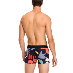 Tommy Hilfiger pánské tmavě modré boxerky Abstract - S (416)