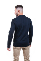 Tommy Hilfiger pánské tmavě modré polo Baseball - M (CJM)