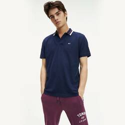 Tommy Hilfiger pánské tmavě modré polo Classics