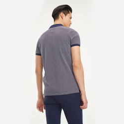 Tommy Hilfiger pánské tmavě modré polo Triangle - S (431)