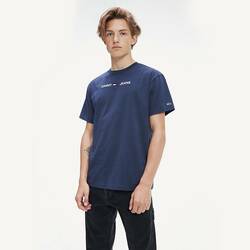 Tommy Hilfiger pánské tmavě modré tričko Logo