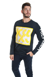 Tommy Hilfiger pánské tmavě modré tričko Numeric