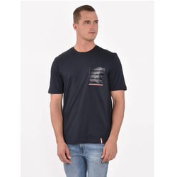 Tommy Hilfiger pánské tmavě modré tričko Nylon Pocket