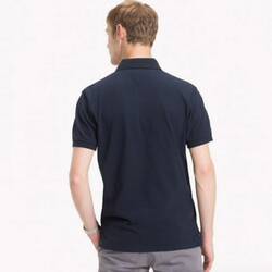 Tommy Hilfiger pánské tmavě modré polo Placket - L (403)
