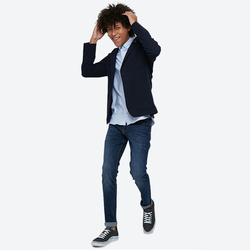 Tommy Hilfiger pánské tmavě modré džíny Layton - 32/34 (911)