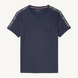 Tommy Hilfiger pánské tmavě modré tričko  - L (416)