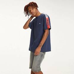 Tommy Hilfiger pánské tmavě modré tričko Graphic