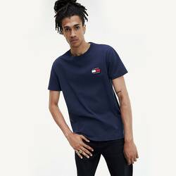 Tommy Hilfiger pánské tmavě modré tričko Badge
