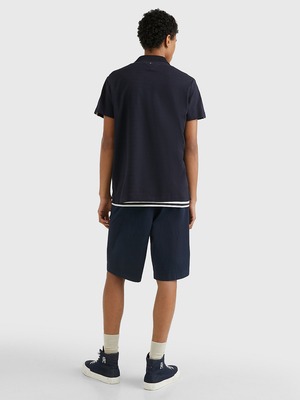 Tommy Hilfiger pánské tmavěmodré polo tričko - M (DW5)