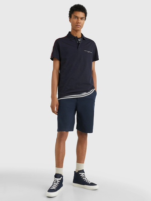 Tommy Hilfiger pánské tmavěmodré polo tričko - S (DW5)