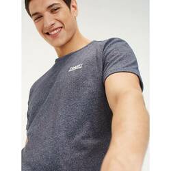 Tommy Hilfiger pánské tmavě modré melírované tričko