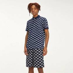 Tommy Hilfiger pánské tmavě modré polo Logo
