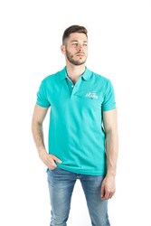 Tommy Hilfiger pánské tyrkysové polo Graphic