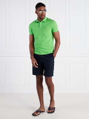 Tommy Hilfiger pánské zelené polo tričko - S (LWY)