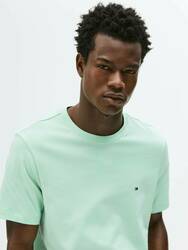Tommy Hilfiger pánské zelenkavé tričko  - L (LXY)