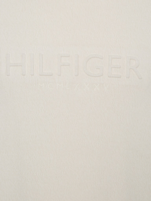 Tommy Hilfiger pánský smetanový svetr - XXL (YBI)