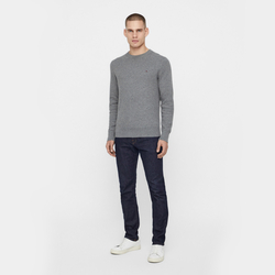 Tommy Hilfiger pánský šedy svetr Mesh - L (043)