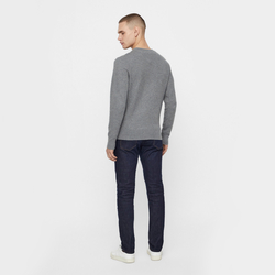 Tommy Hilfiger pánský šedy svetr Mesh - L (043)