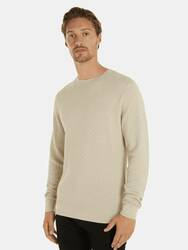 Tommy Hilfiger pánský béžový svetr - L (ACI)