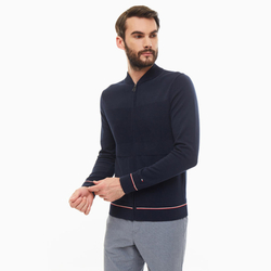 Tommy Hilfiger pánský tmavě modrý svetr Baseball