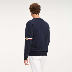 Tommy Hilfiger pánský tmavě modrý svetr Icon - S (435)
