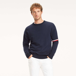 Tommy Hilfiger pánský tmavě modrý svetr Icon - S (435)