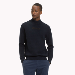 Tommy Hilfiger pánský tmavě modrý svetr Nautical