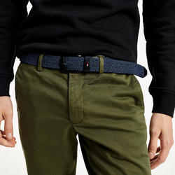 Tommy Hilfiger pánský tmavě modrý pásek Denton - 100 (DW5)