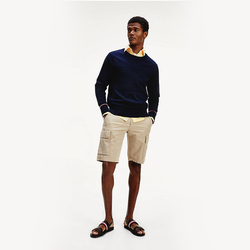 Tommy Hilfiger pánský tmavě modrý svetr - XXL (DW5)
