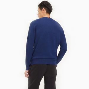 Tommy Hilfiger pánský tmavě modrý svetr Mouline - S (049)