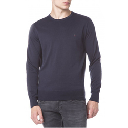 Tommy Hilfiger pánský tmavě modrý svetr Plaited - XXL (403)