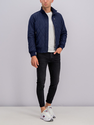 Tommy Hilfiger pánský tmavě modrý bomber - L (431)