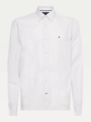 Tommy Hilfiger pánská bílá košile - M (0K4)