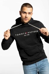 Tommy Hilfiger pánská černá mikina - L (BAS)