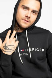 Tommy Hilfiger pánská černá mikina - L (BAS)