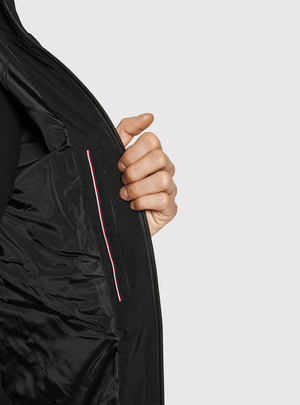 Tommy Hilfiger pánská černá prošívaná bunda - XL (BDS)