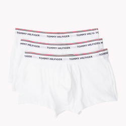 Tommy Hilfiger pánské boxerky 3pack - S (100WHIT)