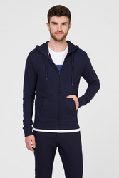 Tommy Hilfiger pánská tmavě modrá mikina s kapucí