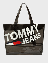 Tommy Hilfiger dámská velká průhledná černá taška Summer