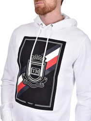 Tommy Hilfiger pánská bílá mikina Artwork - S (100)